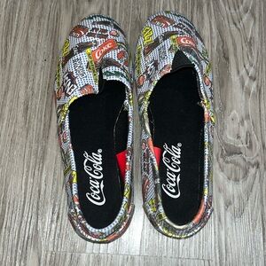 Coca Cola (Coke) patterned flats